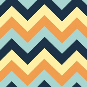 Retro Geometric Chevron Vector Pattern