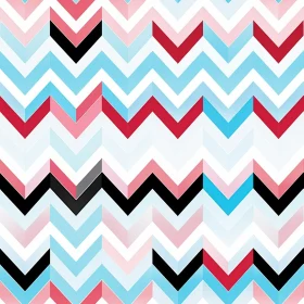 Chevron Vector Pattern on White Background