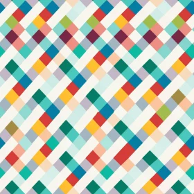 Colorful Grid Seamless Pattern for Design Projects