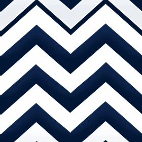 Blue and White Chevron Zigzag Seamless Pattern