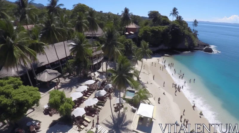 AI ART Captivating Aerial Shots of a Tropical Beach | 32k UHD