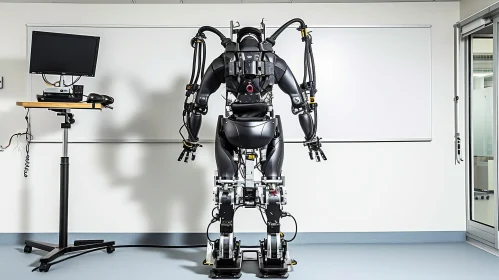 Impressive Full-Body Exoskeleton in a Room