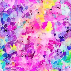 Watercolor Brushstrokes Pattern in Pink, Purple, Blue, Green