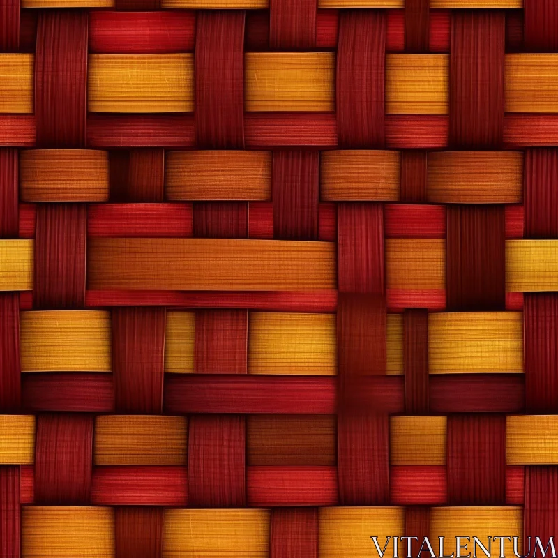 AI ART Wicker Basket Texture for 3D Objects
