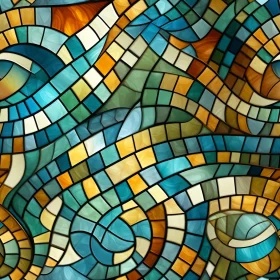Colorful Mosaic Pattern - Intricate Design