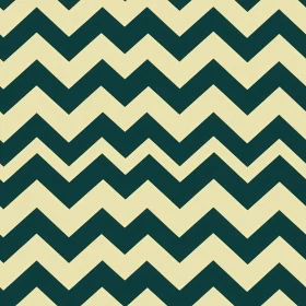 Green and Cream Chevron Pattern - Classic Design
