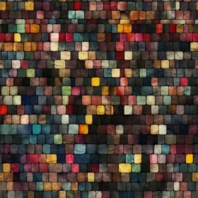 Grunge Square Tiles Texture - Seamless Background Design