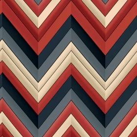 Chevron Stripes Vector Pattern - Seamless Design Element