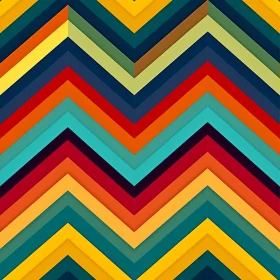 Colorful Stripes Zigzag Pattern for Design Projects