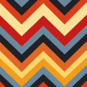 Cheerful Retro Geometric Pattern for Design Projects