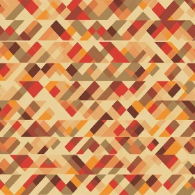 Warm Geometric Pattern in Brown, Orange, and Red