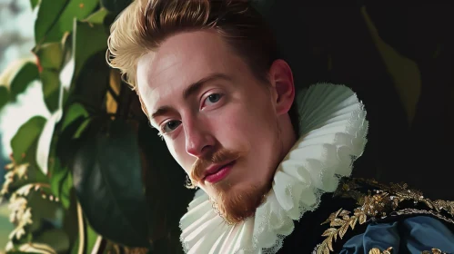 Captivating Portrait of a Young Man in Renaissance Style