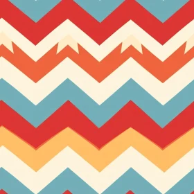 Colorful Chevron Pattern - Fun Zigzag Design