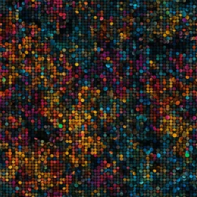 Colorful Mosaic Chaos: Abstract Artwork