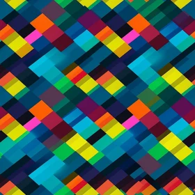 Colorful Geometric Herringbone Pattern