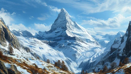 Majestic Matterhorn Mountain in Switzerland: A Captivating Landscape