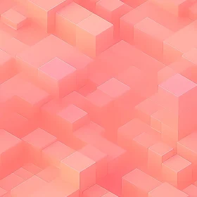 Pink Cubes Seamless Pattern | Tranquil Depth Design