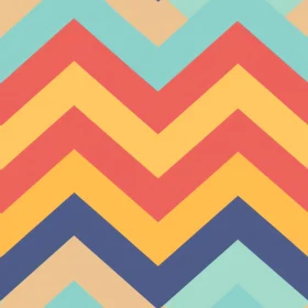 Retro Geometric Chevron Stripes Pattern