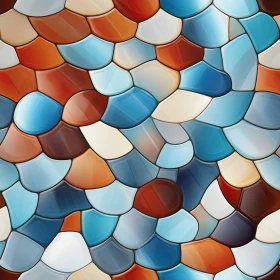 Smooth Pebbles Texture in Blue, Green, and Brown