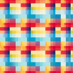 Colorful Pixel Pattern Grid for Websites and Fabric Prints