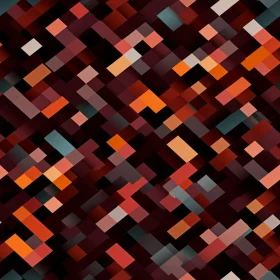 Warm Rectangles Pattern for Backgrounds and Prints