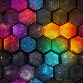 Colorful Hexagon Seamless Pattern | Beauty and Complexity