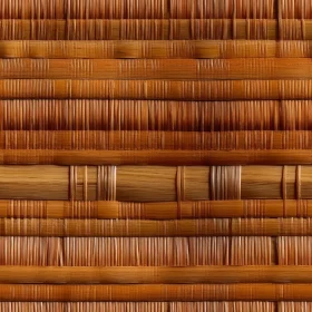 Traditional Woven Bamboo Mat | Natural Brown Color
