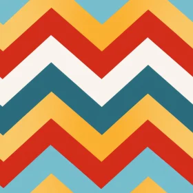 Retro Chevrons Seamless Vector Pattern