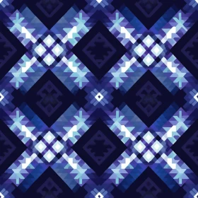 Stylish Dark Blue Geometric Pattern