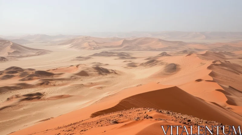 Namib Desert: A Captivating Natural Wonder in Namibia AI Image