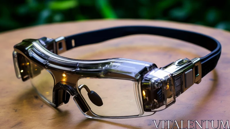 Sleek Smart Glasses for Augmented and Virtual Reality AI Image