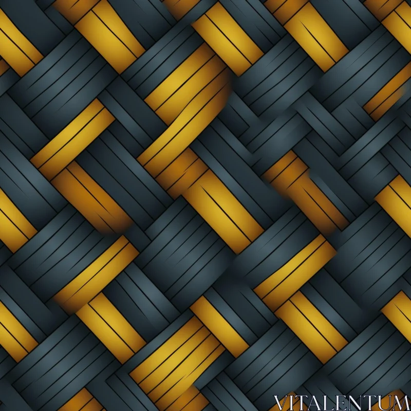 Black Carbon Fiber Twill Pattern Seamless Texture AI Image
