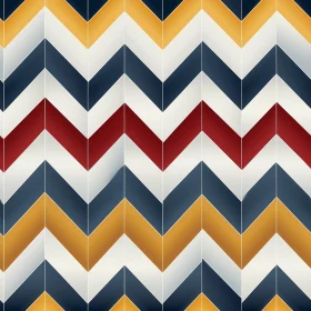 Colorful Chevron Vector Pattern for Background Design