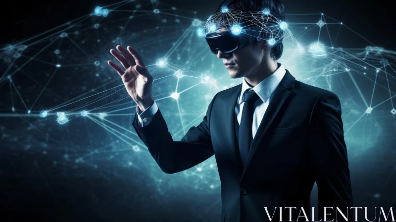 Immersive Virtual Reality Experience AI Image