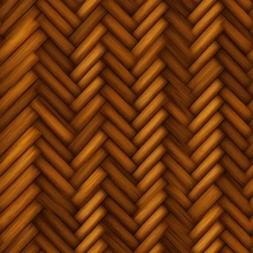 Brown Wicker Basket Texture | Seamless Herringbone Pattern