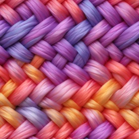 Knitted Fabric Texture - Pink, Purple, Blue