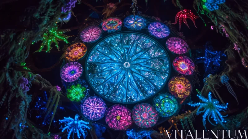 Celestial Event Artwork - Captivating and Colorful AI Image