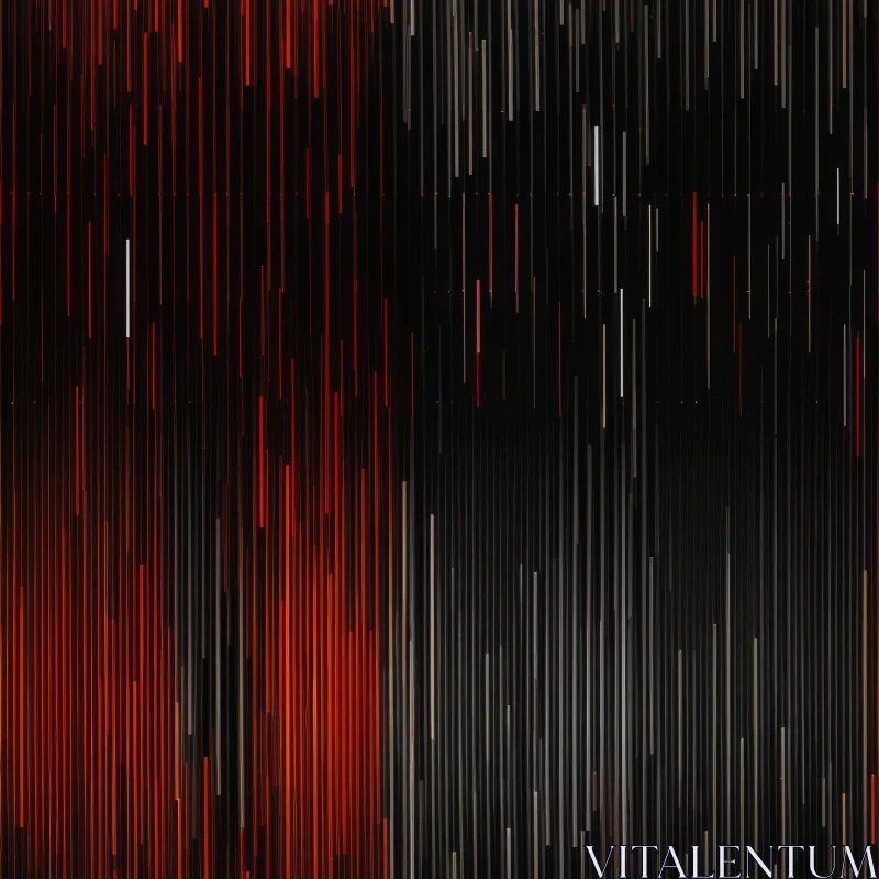 AI ART Dark Abstract Background with Vertical Lines - Chaos and Color