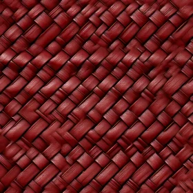 Red Woven Leather Texture for 3D Applications