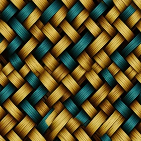 Symmetrical Diagonal Basket Weave Pattern
