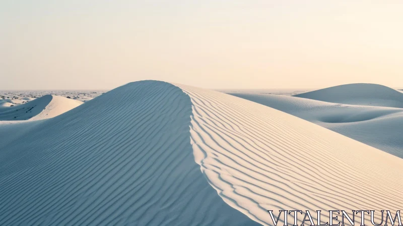 Awe-inspiring Desert Sand Dunes: A Captivating Natural Wonder AI Image