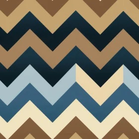 Brown Geometric Chevrons Pattern