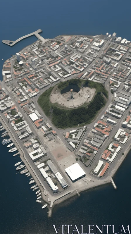 Captivating 3D City Model in Portugal | Military and Naval Scenes AI Image