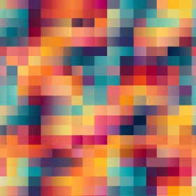 Colorful Pixel Pattern for Various Design Purposes