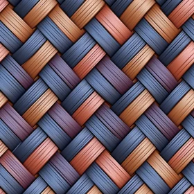 Woven Basket Texture - Seamless Design Element