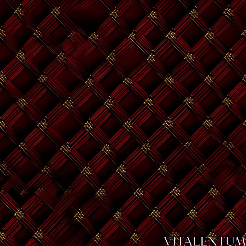 AI ART Luxurious Red Diamond Pattern Background