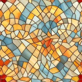Stained Glass Mosaic Seamless Texture for Design Projects