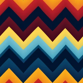 Retro 70s Chevrons Vector Pattern