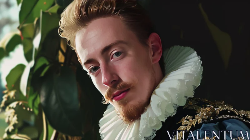 AI ART Captivating Portrait of a Young Man in Renaissance Style