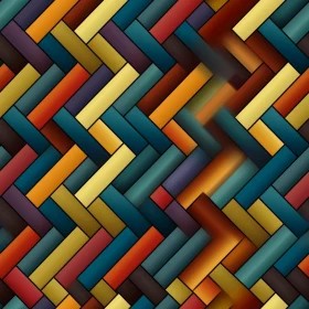 Multicolored Herringbone Tile Pattern Background